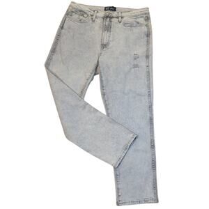 Gap High‎ Rise Vintage Slim 6/28 Gray Distressed